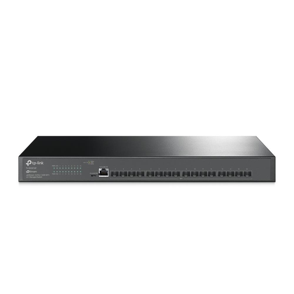 JetStream 16-портовий 10GE SFP керований комутатор 2 рівня, SX3016F TP-LINK