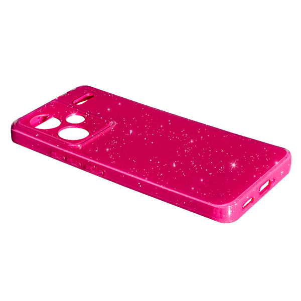 Чехол Silicon Shiny Case Xiaomi Note 13 Pro Plus 5G Glitter Rose Red