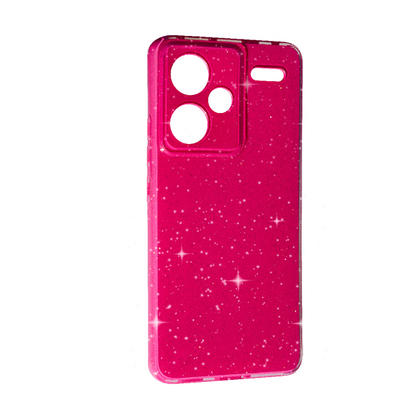 Чехол Silicon Shiny Case Xiaomi Note 13 Pro Plus 5G Glitter Rose Red