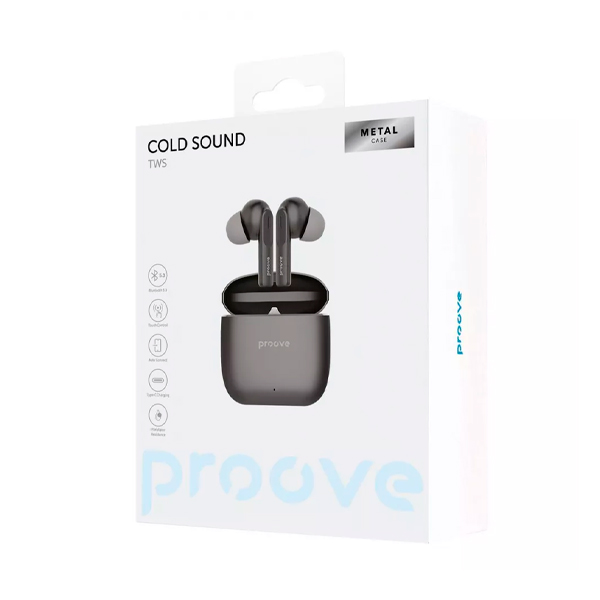 Bluetooth Навушники Proove Cold Sound TWS (Gray)