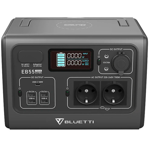 Портативное зарядное устройство BLUETTI EB55 Portable Power Station 537Wh UA