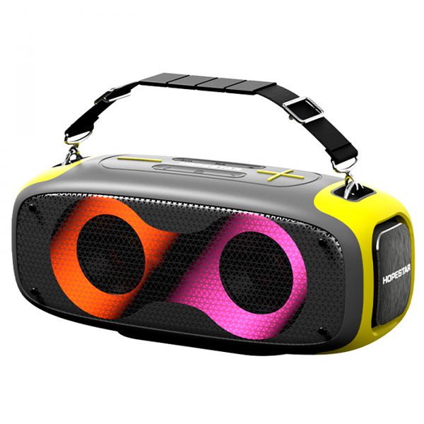 Портативна Bluetooth колонка Hopestar A30 Party Grey/Yellow