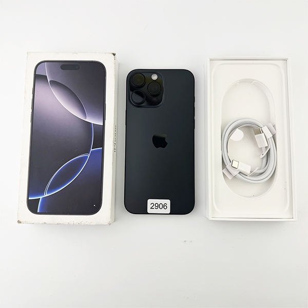 Apple iPhone 16 Pro Max 256GB Black Titanium Б/У №2906 (Стан 9/10)