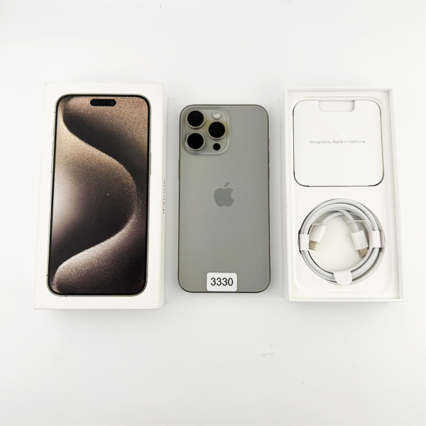 Apple iPhone 15 Pro Max 256GB Natural Titanium Б/У №3330 (Стан 9/10)