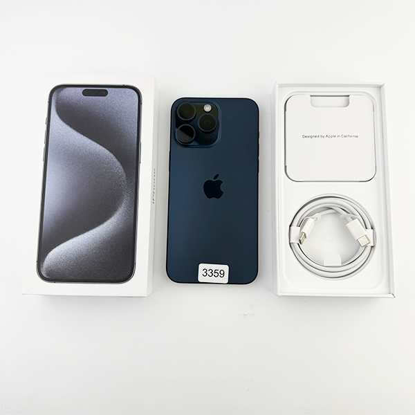 Apple iPhone 15 Pro Max 256GB Blue Titanium Б/У №3359 (Стан 9/10)