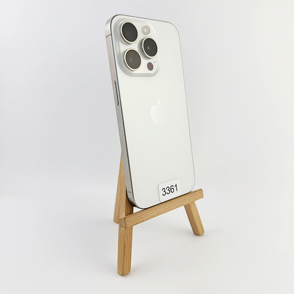 Apple iPhone 15 Pro 128GB White Titanium Б/У №3361 (Стан 8/10)