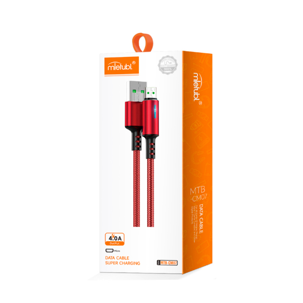 Кабель MIetubl MTB-CC07 Type-C 1m 5A Red