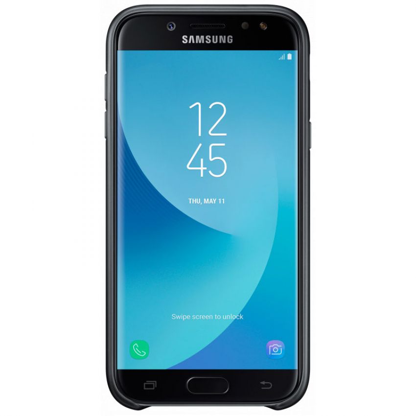 Чехол накладка Samsung J3 2017 EF-PJ330CBEGRU Layer Cover (Black)