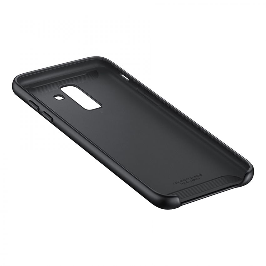 Чехол накладка Samsung J8 2018 EF-PJ810CBEGRU Layer Cover (Black)
