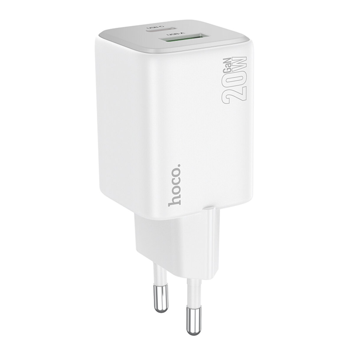 Мережевий зарядний пристрій HOCO N41 Almighty PD20W+QC3.0 charger White