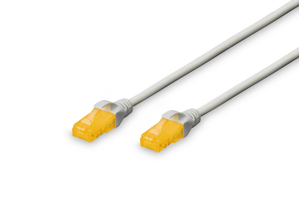 Патч-корд CAT 6A U-UTP, Cu, LSZH AWG 26/7, довжина 3 м, колір сірий DK-1613-A-030 DIGITUS by ASSMANN
