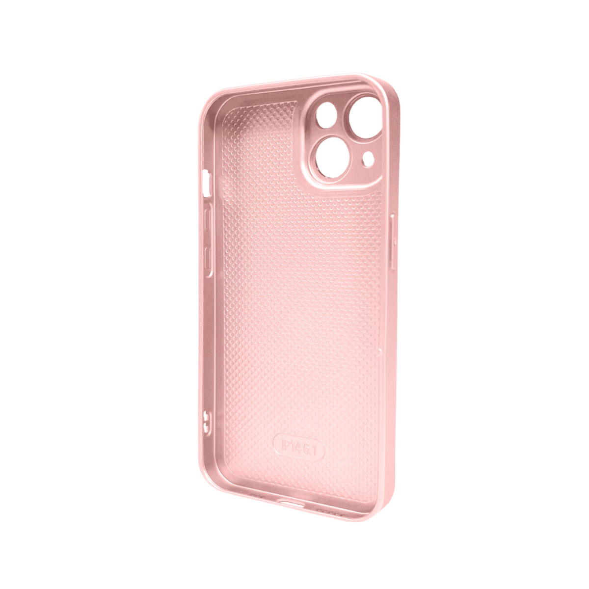 Чохол для смартфона AG Glass Matt Frame Color Logo for Apple iPhone 14 Chanel Pink