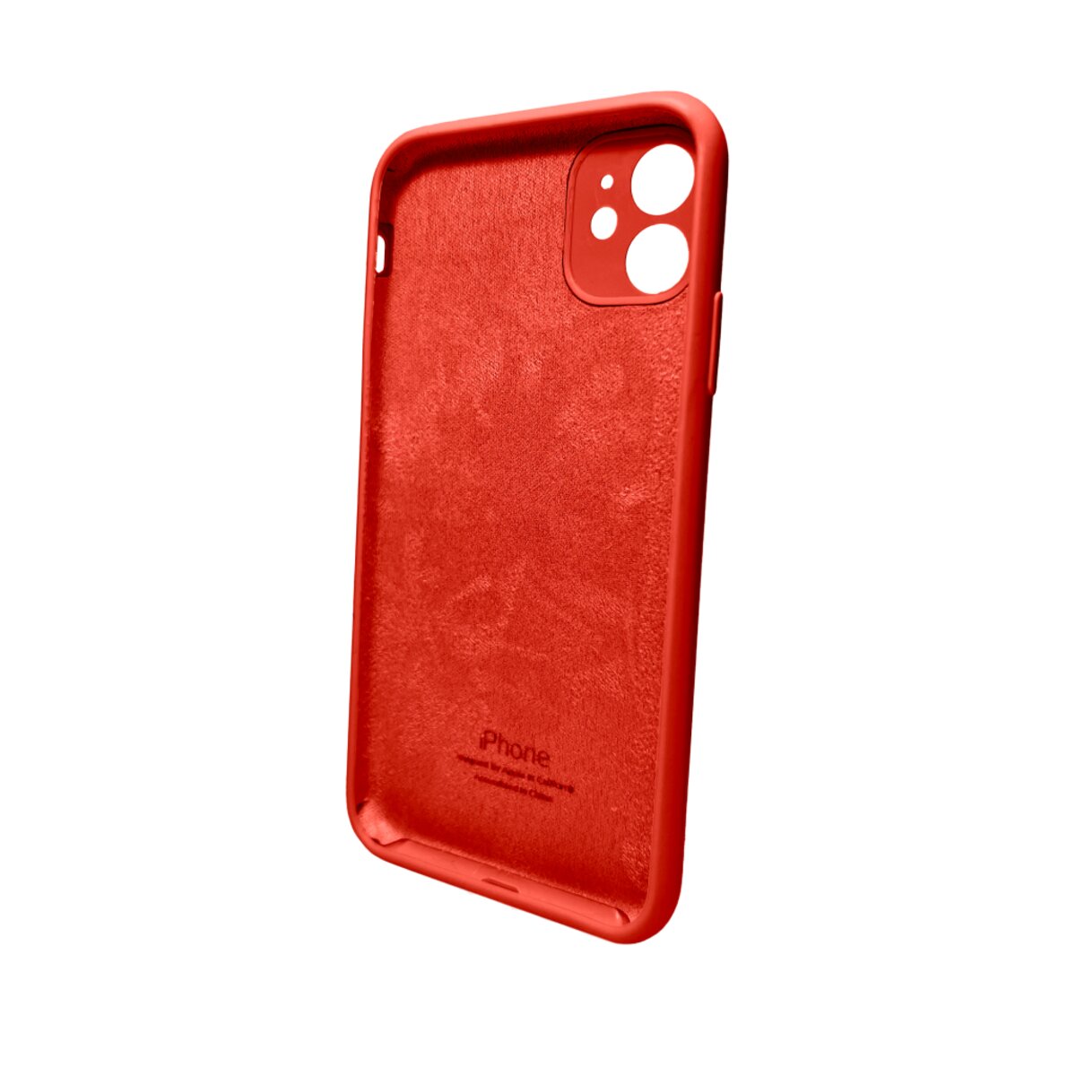 Чохол для смартфона Silicone Full Case AA Camera Protect for Apple iPhone 11 Pro Max кругл 11,Red