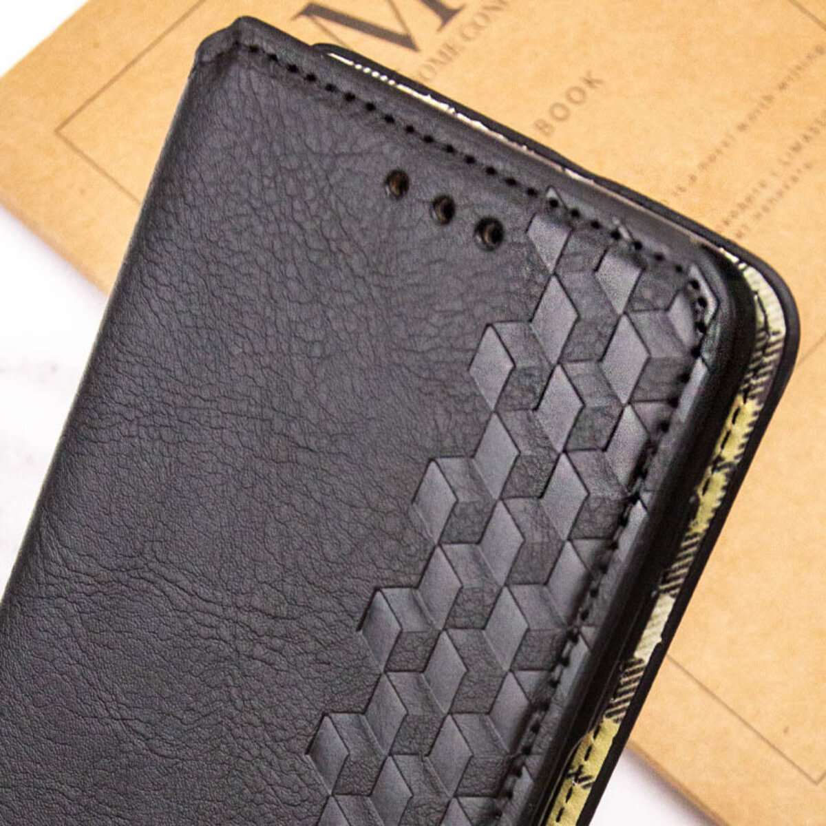 Чохол-книжка для смартфона Rubic Leather for Samsung Galaxy A35 Black