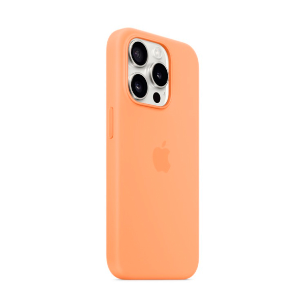 Чохол Apple iPhone 15 Pro Max Silicone Case with MagSafe Orange Sorbet (MT1W3)