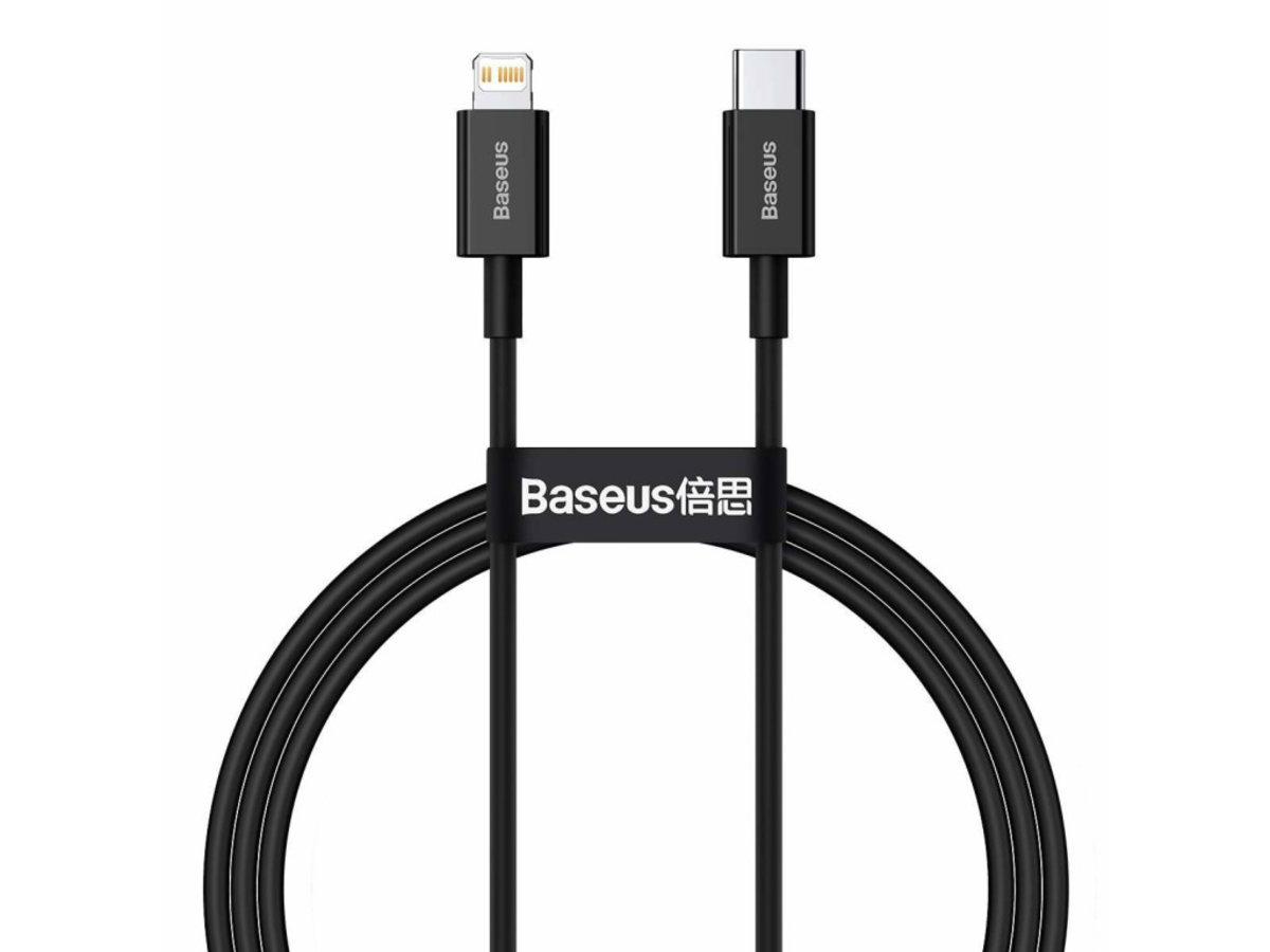 Кабель Baseus Superior Series Type-C to IP PD 20W 1m Black