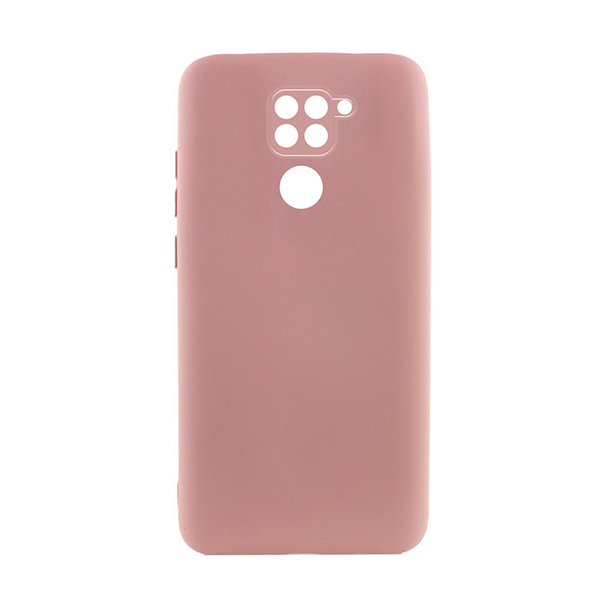 Чехол Original Soft Touch Case for Xiaomi Redmi Note 9/Redmi 10x Pink Sand with Camera Lens