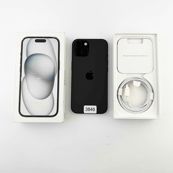 Apple iPhone 15 128GB Black Б/У №3846 (Стан 8/10)