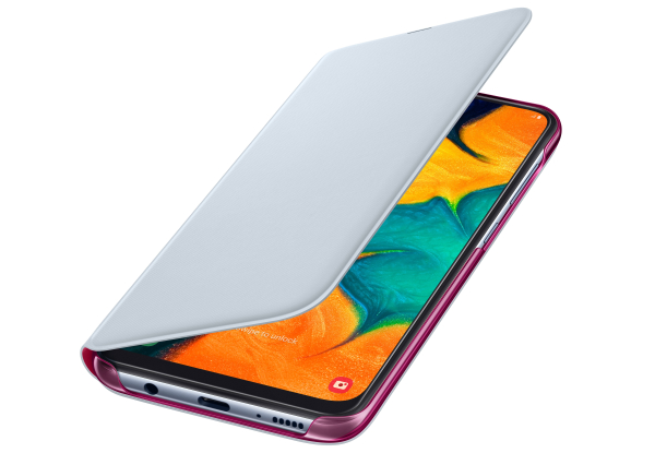Чохол-книжка Flip wallet cover Samsung A30 2019 EF-WA305PWEGRU (White)