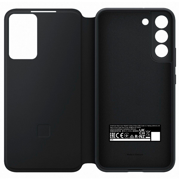 Чохол-книжка Samsung S901 Galaxy S22 Smart Clear View Cover Black (EF-ZS901CBEG)