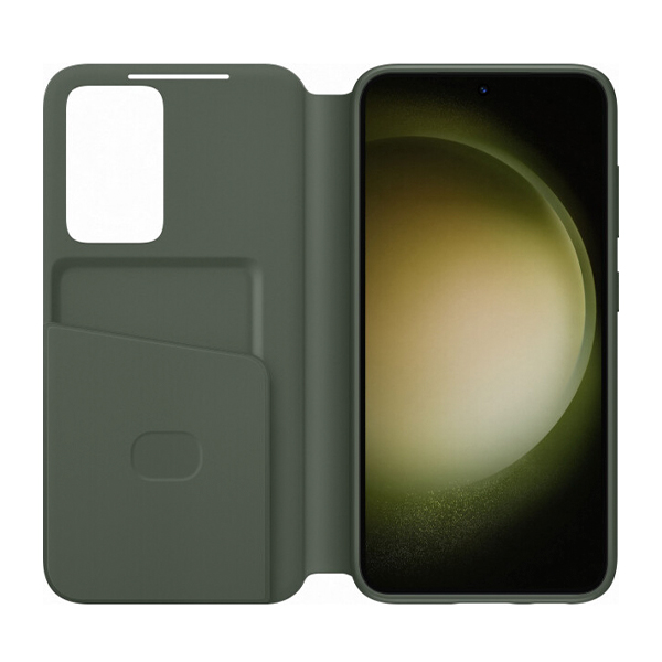 Чохол-книжка Samsung S911 Galaxy S23 Smart View Wallet Case Khaki (EF-ZS911CGEG)