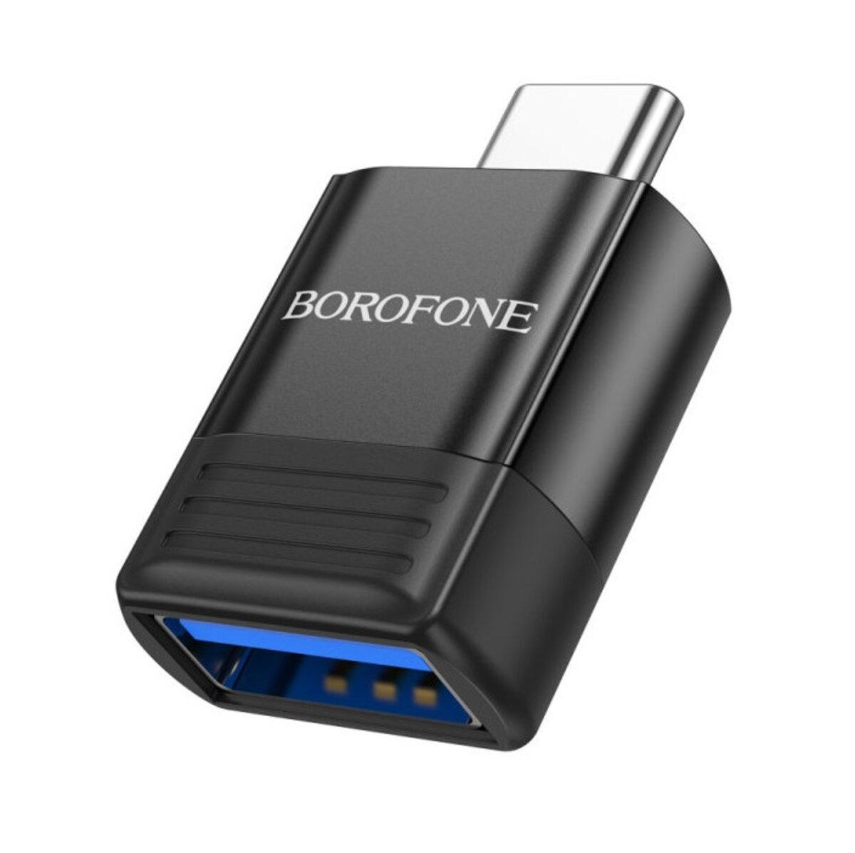 Адаптер BOROFONE BV18 Type-C male to USB female USB3.0 adapter Black