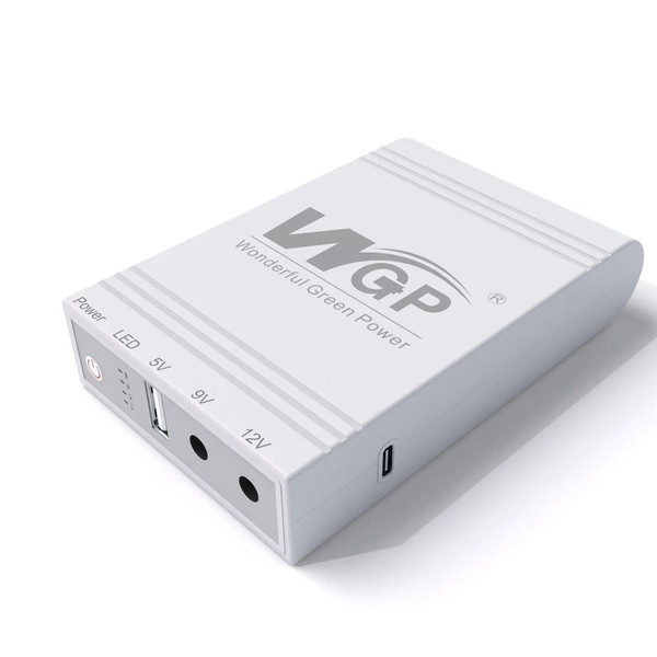 Портативное питание для роутера WGP Mini UPS 103 10400mAh 38Wh White