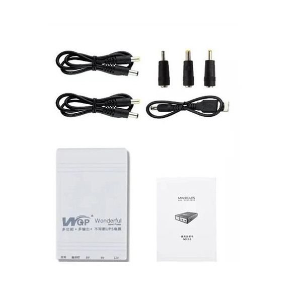 Портативное питание для роутера WGP Mini UPS 103 10400mAh 38Wh White