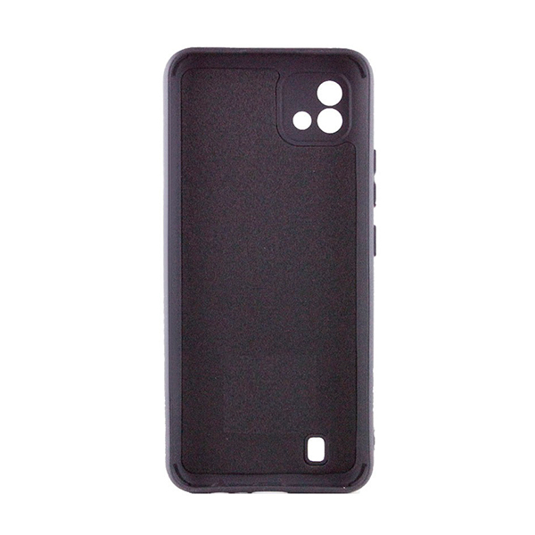 Чехол Original Soft Touch Case for Realme C11 2021 Black with Camera Lens