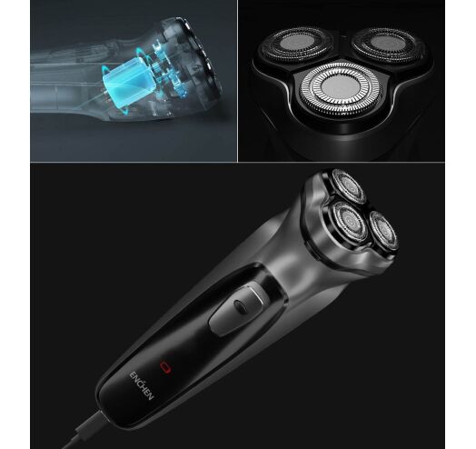 Электробритва мужская Xiaomi Enchen Victor Rotary Shaver Black