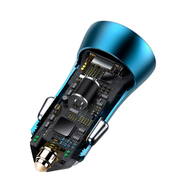 АЗУ Baseus Golden Contactor Dual Quick Charger U+C 40W Blue (TZCCJD-03)