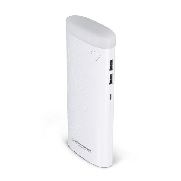 Зовнішній акумулятор Esperanza Fermion 10000mAh White