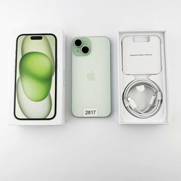 Apple iPhone 15 128GB Green Б/У №2817 (Стан 10/10)