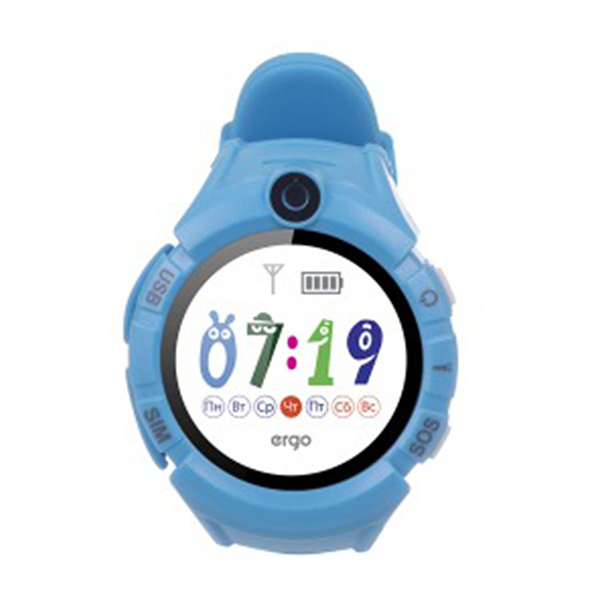 Детские умные часы Ergo GPS Tracker Color C010 Blue