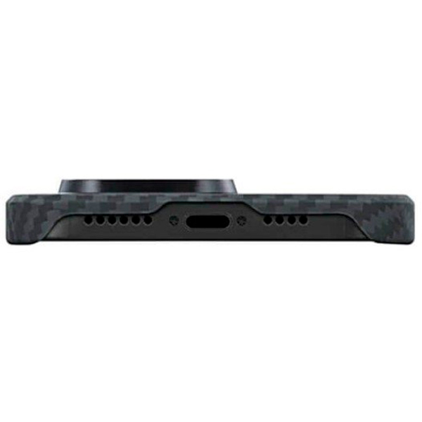 Чехол Pitaka iPhone 14 Pro Case with MagSafe Black/Grey (KI1401PA)