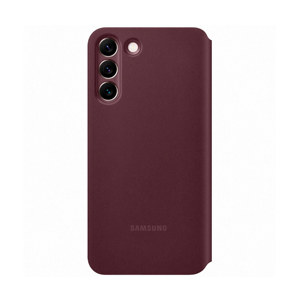 Чохол-книжка Samsung S906 Galaxy S22+ Smart Clear View Cover Burgundy (EF-ZS906CEEG)