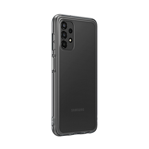 Чохол Samsung A135 Galaxy A13 Soft Clear Cover Black (EF-QA135TBEG)