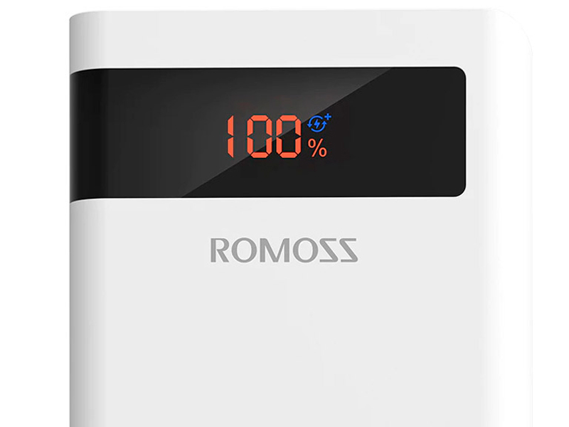 Зовнішній акумулятор Romoss Sense 8P+ 30000mAh White (PHP30-515-1134)