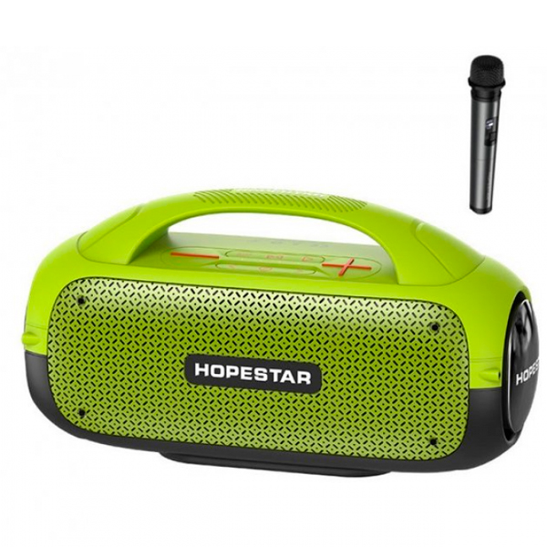 Портативная Bluetooth колонка Hopestar A50 Light Green/Black