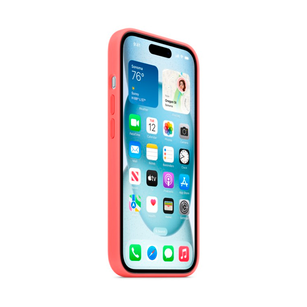 Чохол Apple iPhone 15 Plus Silicone Case with MagSafe Guava (MT163)