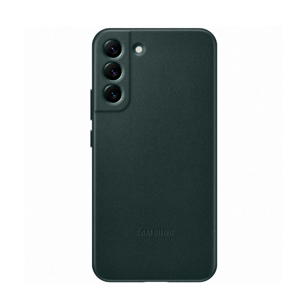 Чехол накладка Samsung S906 Galaxy S22 Plus Leather Cover Forest Green (EF-VS906LGEG)