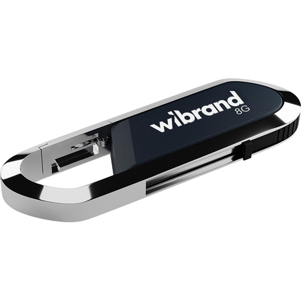 Флешка Wibrand 8GB Aligator USB 2.0 Grey (WI2.0/AL8U7G)