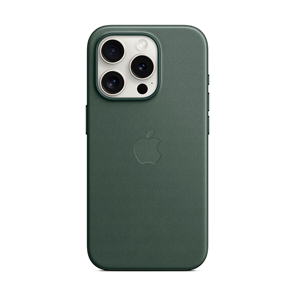 Чохол Apple iPhone 15 Pro FineWoven Case with MagSafe Evergreen (MT4U3)