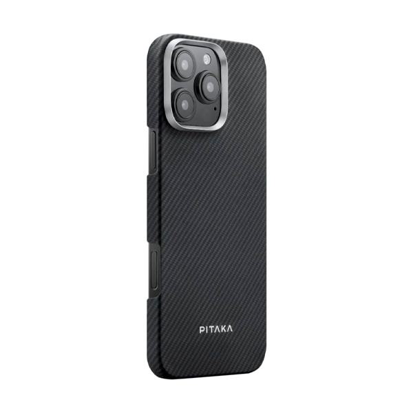 Чехол Pitaka iPhone 16 Pro Case with MagSafe Black/Grey (KI1601PA)