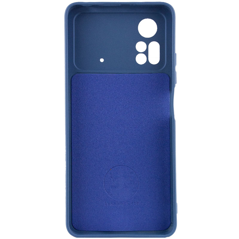 Чехол Original Soft Touch Case for Xiaomi Poco X4 Pro 5G Navy Blue with Camera Lens