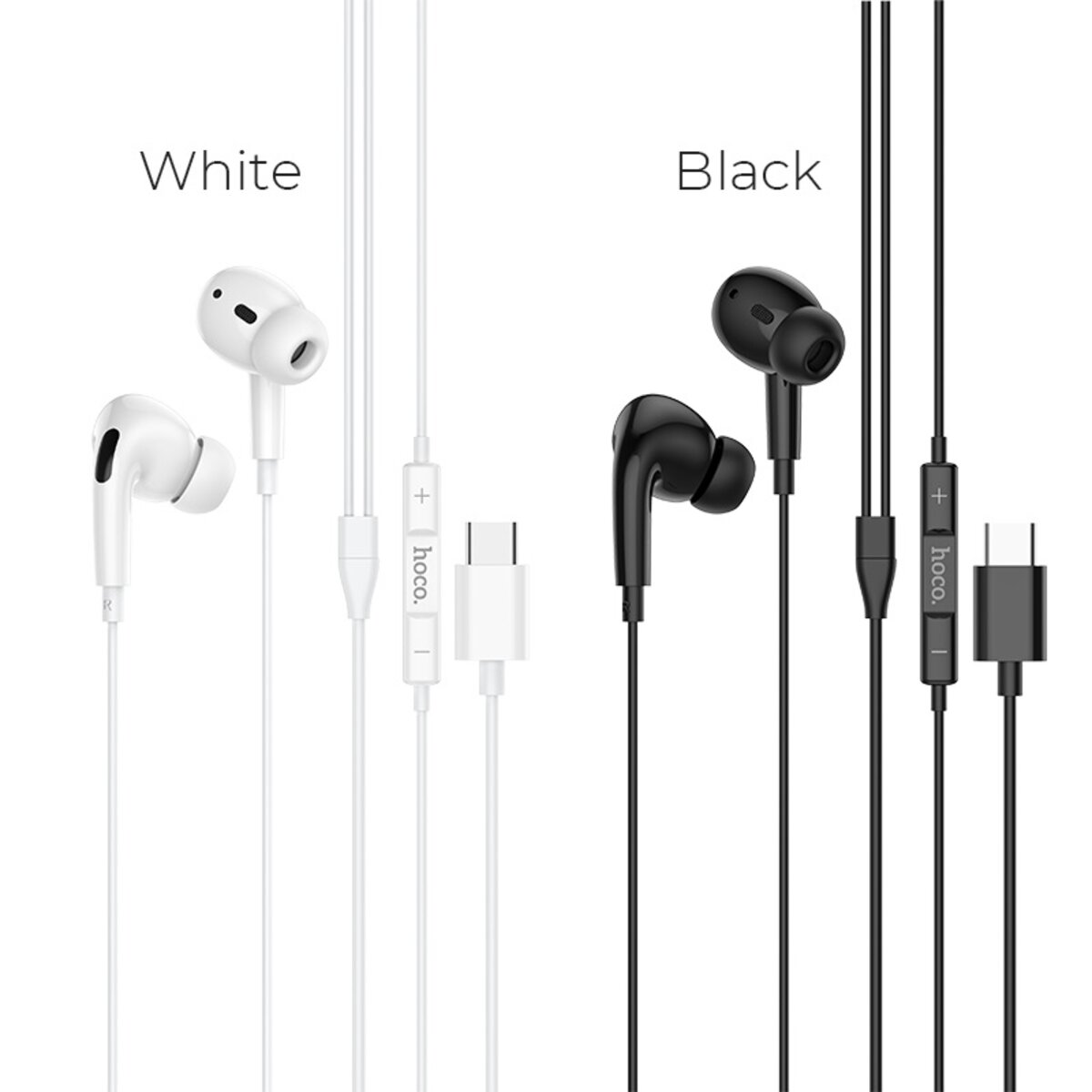 Навушники HOCO M1 Pro series earphones for Type-C White