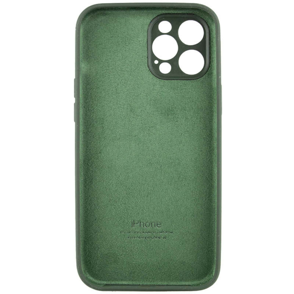 Чохол для смартфона Silicone Full Case AA Camera Protect for Apple iPhone 12 Pro 40,Atrovirens