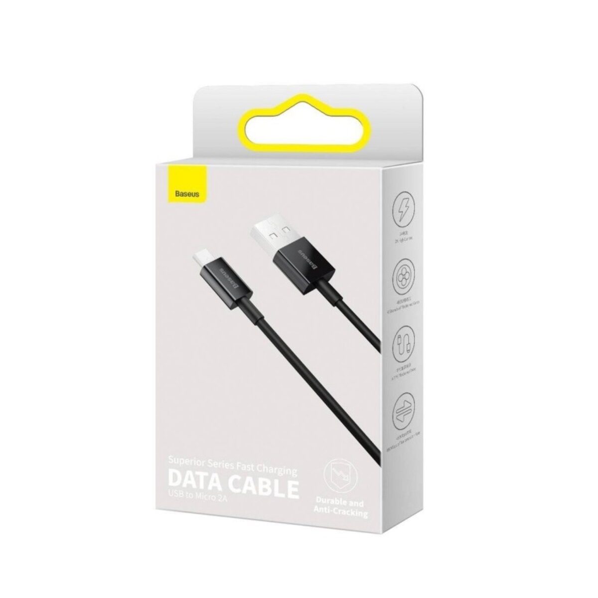 Кабель Baseus Superior Series Fast Charging Data Cable USB to Micro 2A 2m Black