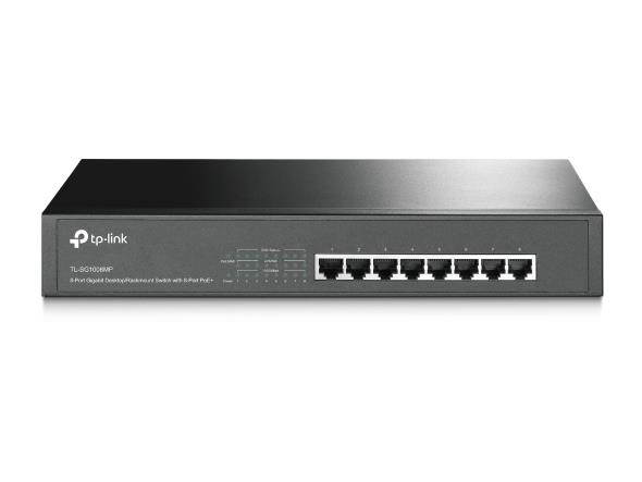16 портовий настільний / стієчний свитч з 8 портами PoE +, TL-SG1008MP TP-LINK