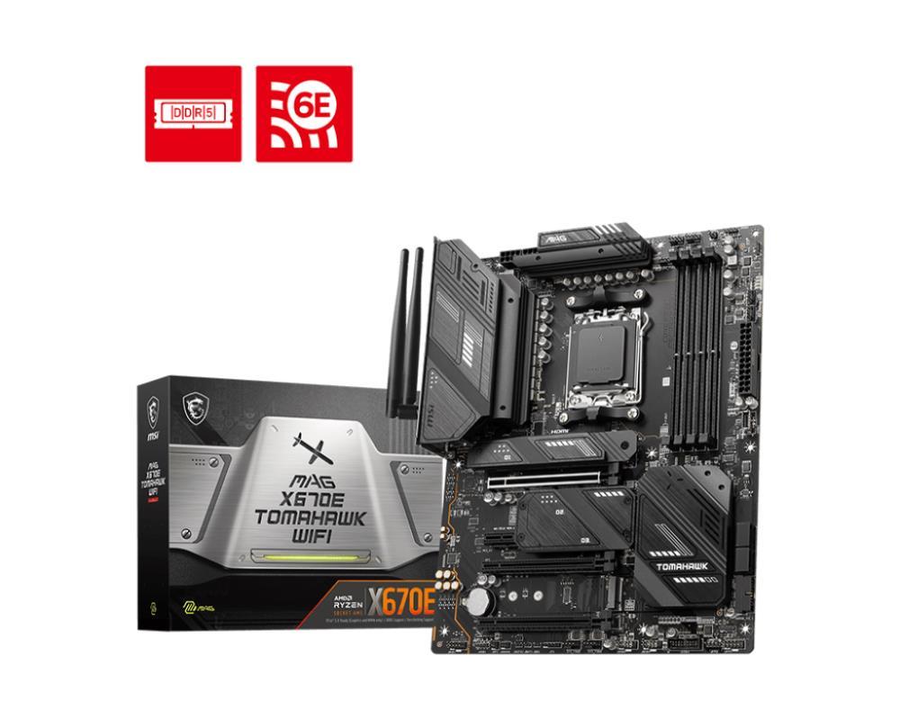 Материнська плата AMD X670 SAM5 ATX MAG X670E TOMAHAWK WIFI MSI